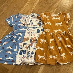 Lot of 3 Winter Water Factory Dresses.